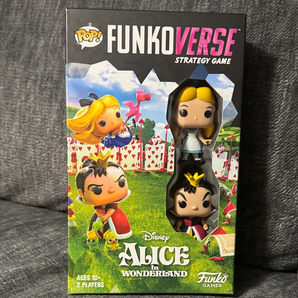 Funko Alice in Wonderland Strategy Game with Colorful Figures